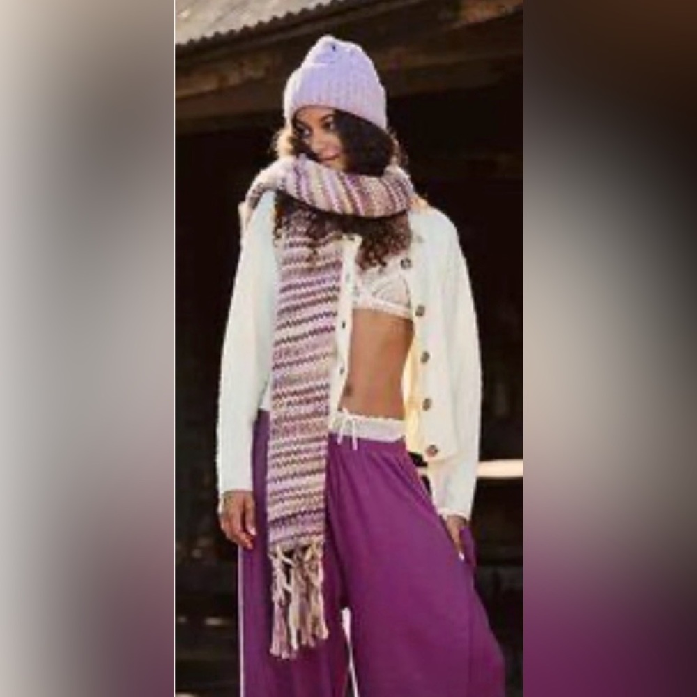 Free People All Mine Woven Scarf